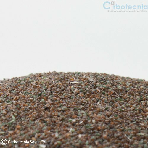 Garnet has a high specific gravity. Its chemical properties, hardness and durability make it an ideal abrasive filter media.