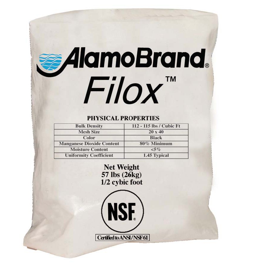 Filox R iron/manganese removal media IWE Filter Media 