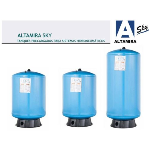 Altamira interchangeable membrane steel pre-charged tanks.