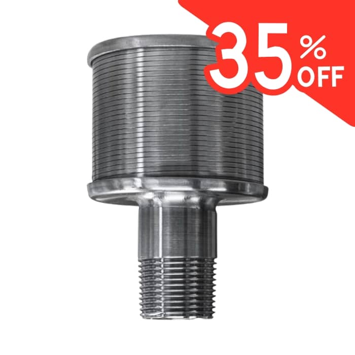 Tobera tipo Johnson en acero inoxidable 3/4" y 1"