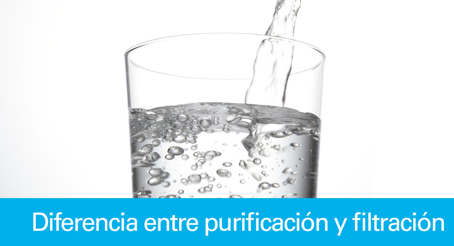 Diferencia entre purificación y filtración