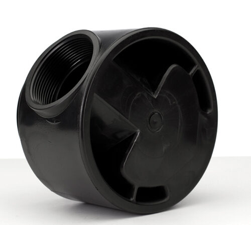 Rugged plastic AQT heads designed for simple applications such as carbon filters for sediment, odor and taste reduction or pH neutralization systems.