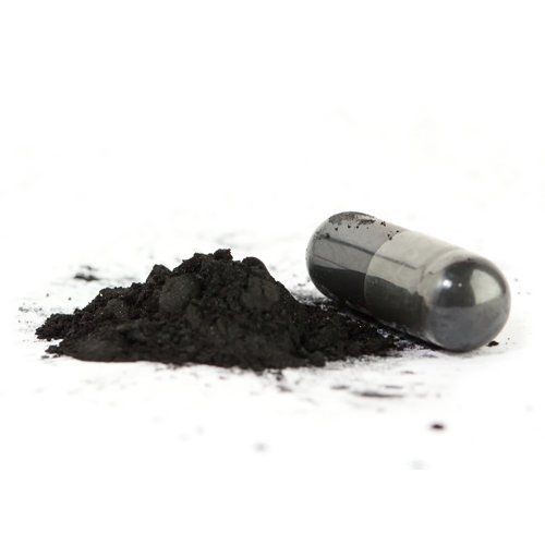 Imágen ilustrativa de cápsula con carbón Purecarb M