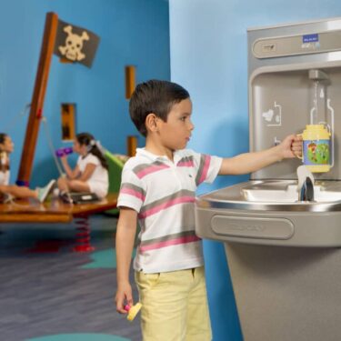 Elkay EZH2O drinking fountains for schools, Elkay drinking fountains for schools, kindergarten drinking fountains, Elkay drinking fountains
