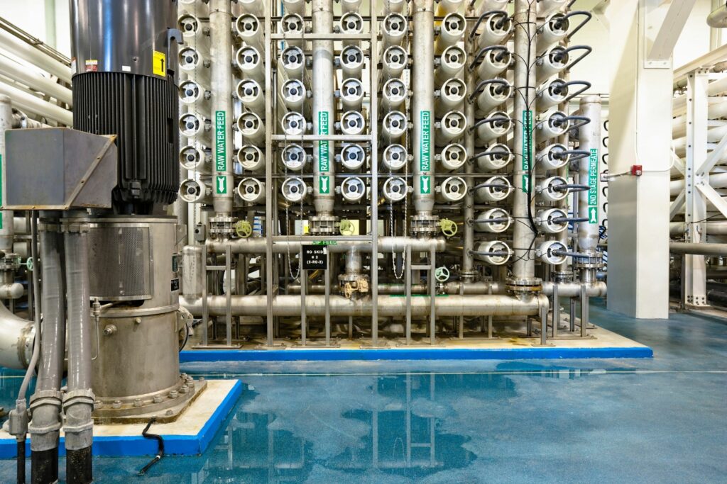 Water desalination plant for seawater purification Carbotecnia