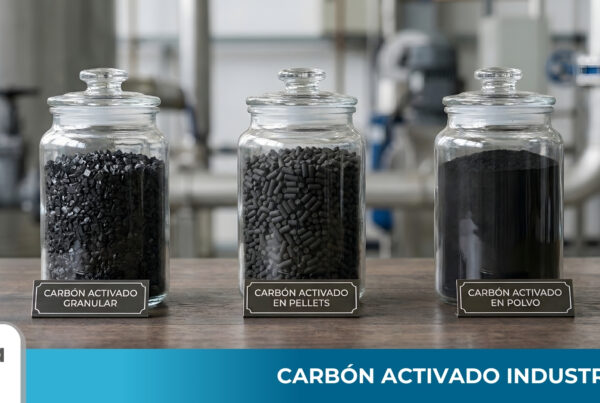 Carbón activado industrial granular polvo y pellet