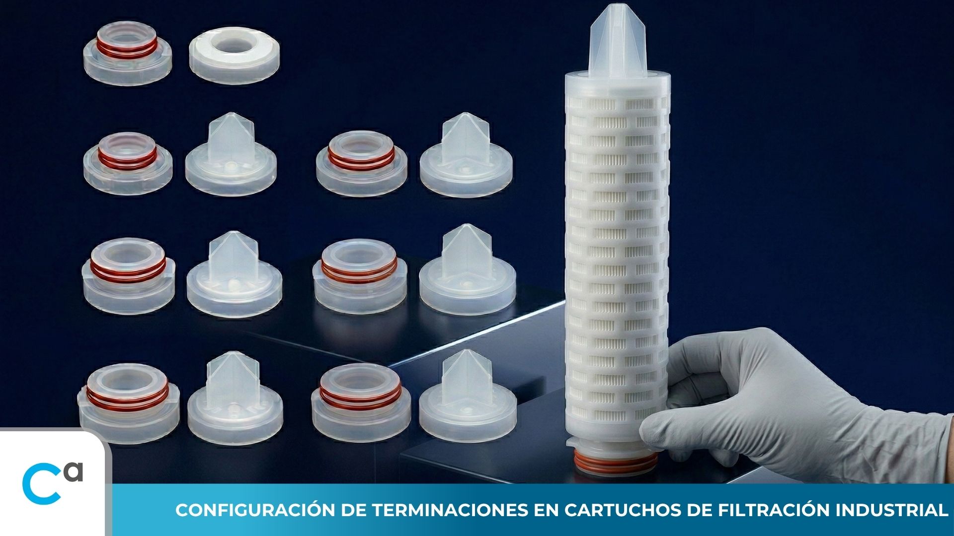Configuración de terminaciones (end caps) en cartuchos de filtración industrial: Guía técnica