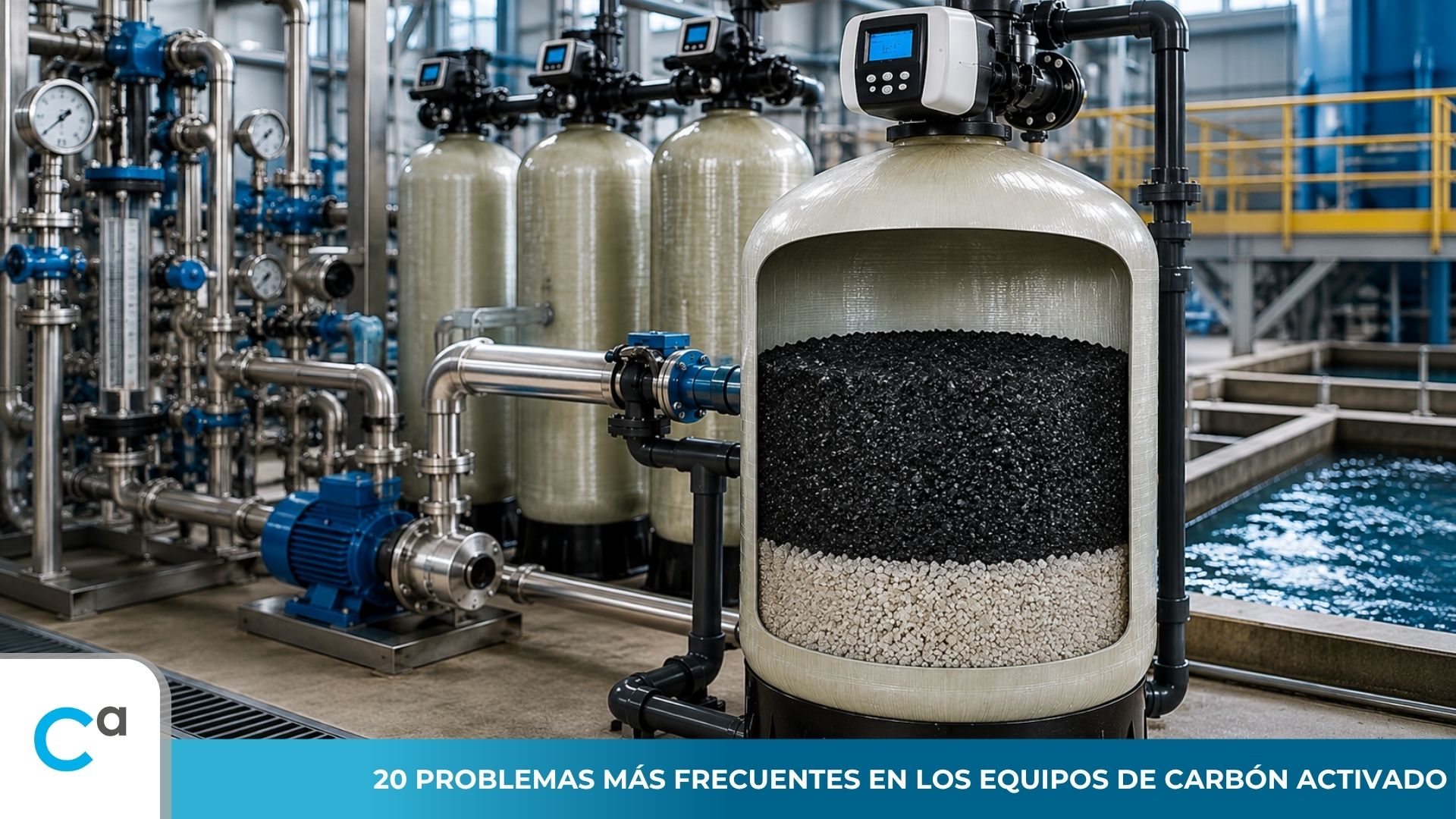 20 Problemas más frecuentes en los equipos de carbón activado
